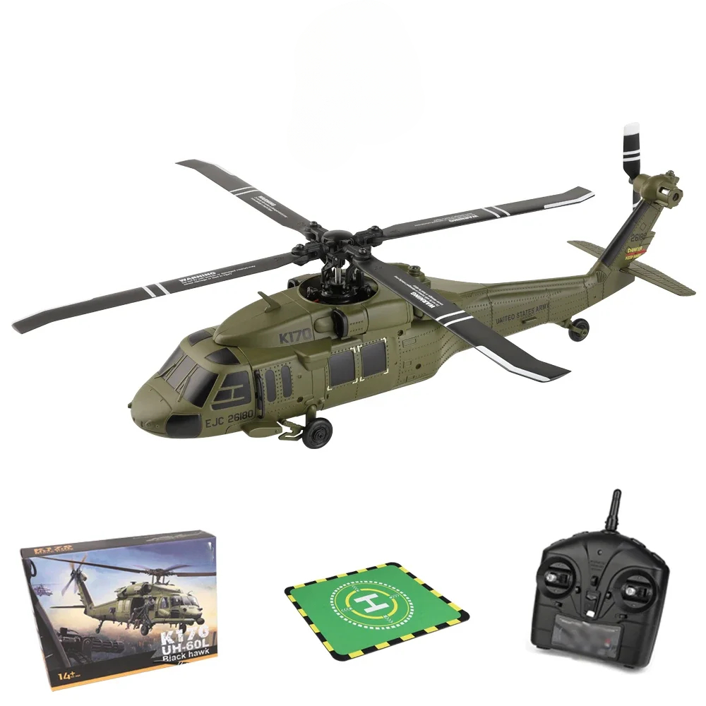 Kids Toys Channel - K170 RC Helikopter UH-60L 4 Saluran