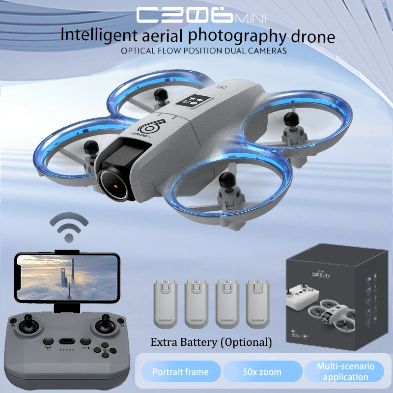 Kids Toys Helicopter - Drone Quadcopter RC Mini CZ06 -