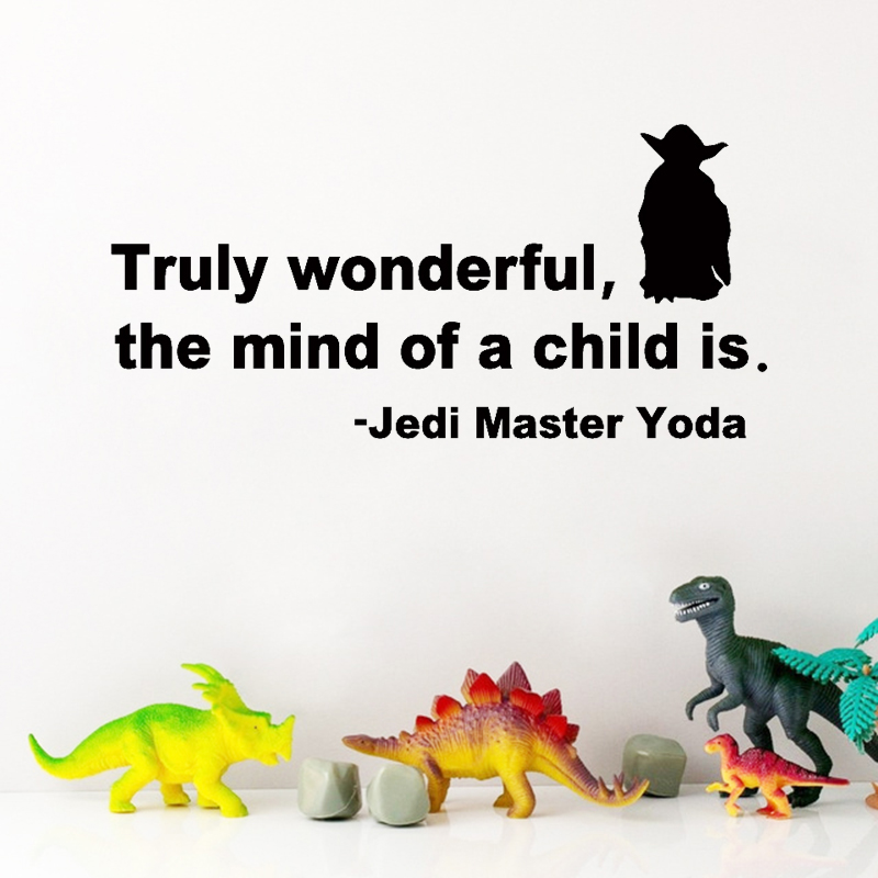 Kids Toys Quotes - Stiker Decal Seni dinding kutipan Space