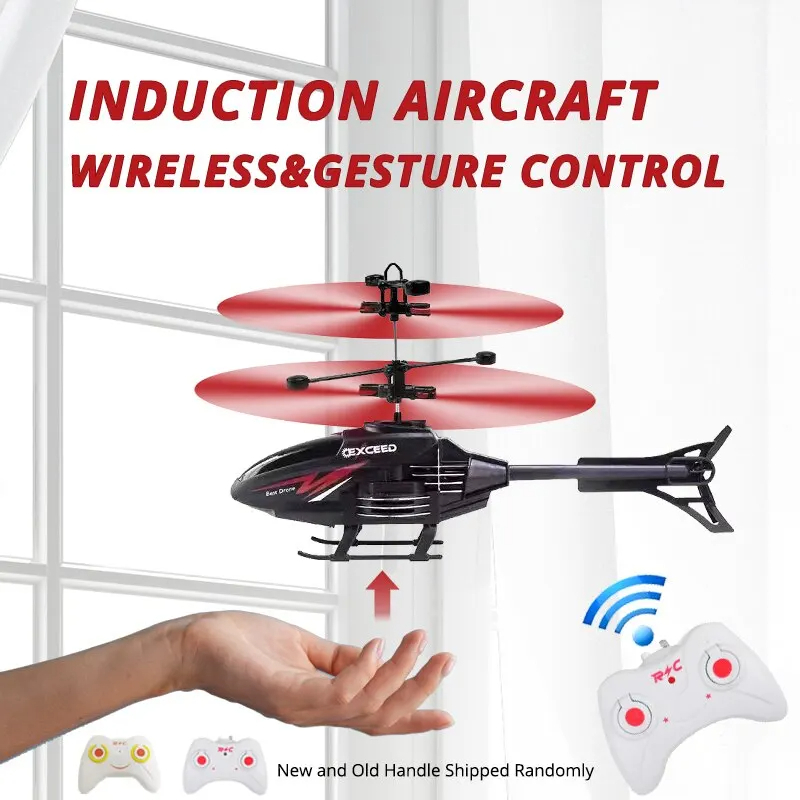 Kids Toys Helicopter - Helikopter Suspensi Kontrol Gerakan 2 Saluran