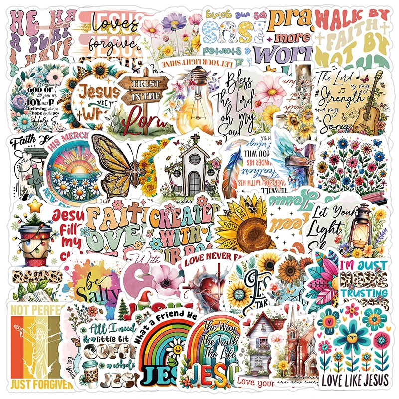 50PCS Stiker Grafiti Kata-kata - Kids Toys Quotes ulasan dan harga