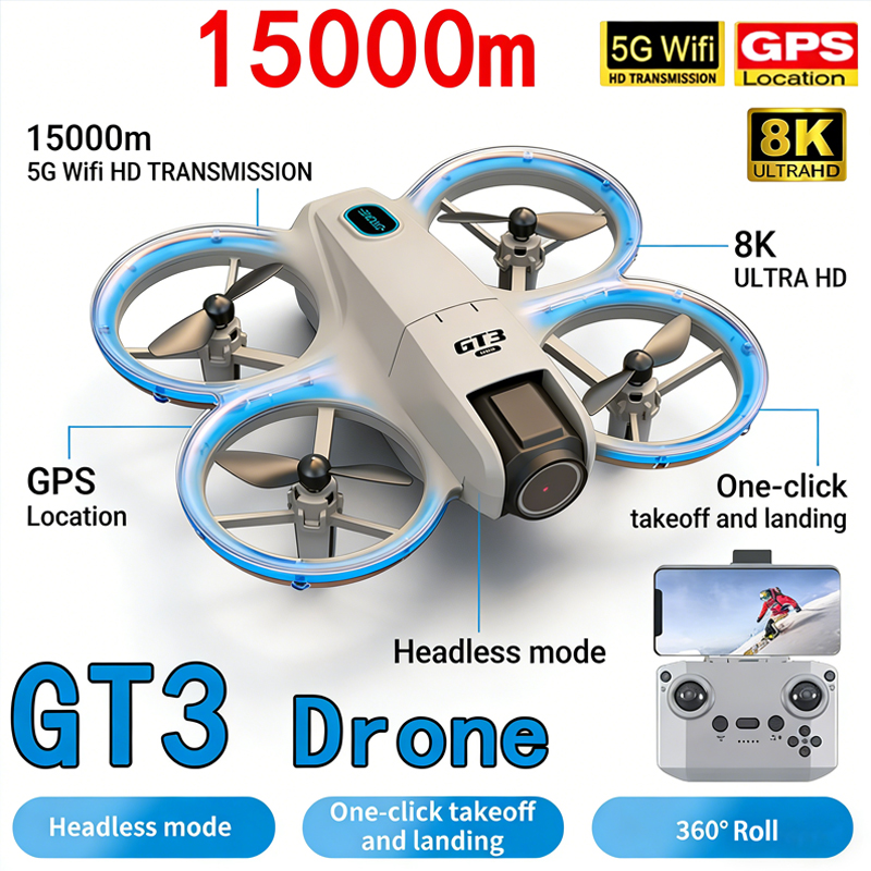 Drone GT3 MAX Baru 8K HD Fotog - Kids Toys Helicopter ulasan dan harga