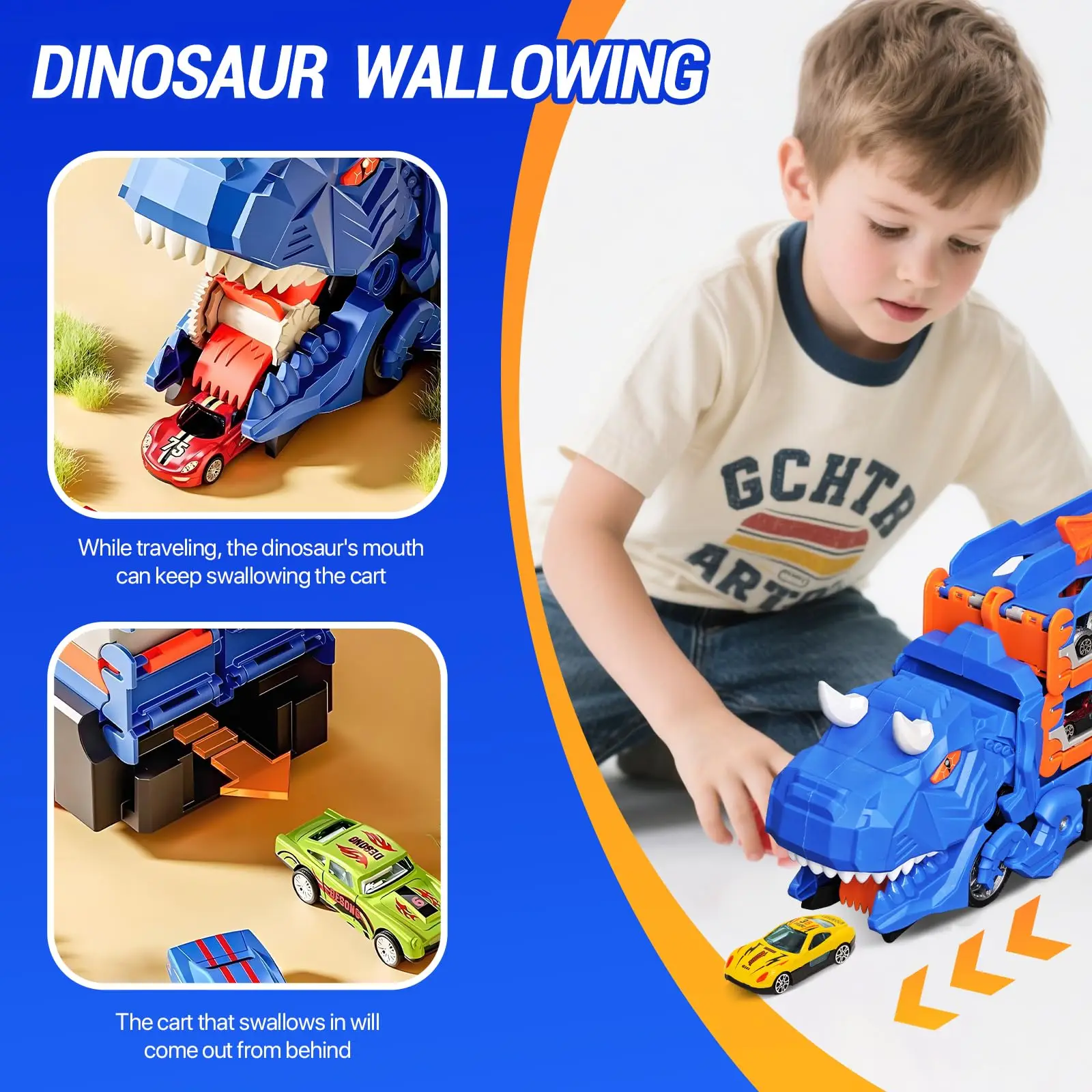 Truk Pengangkut Dinosaurus Mai - Dinosaur Figurine Set ulasan dan harga