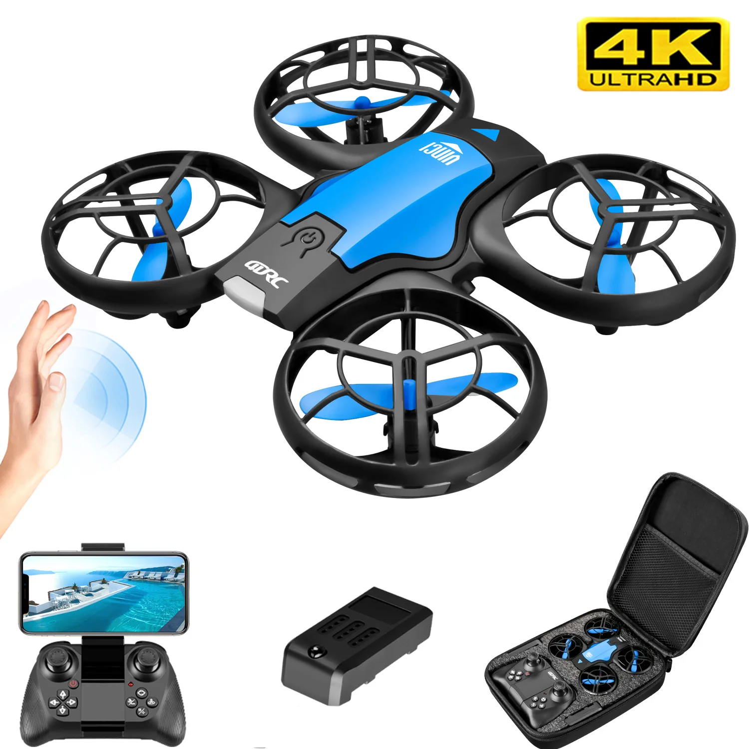 V8 Drone Mini Baru 4K Profesio - Kids Toys Helicopter ulasan dan harga