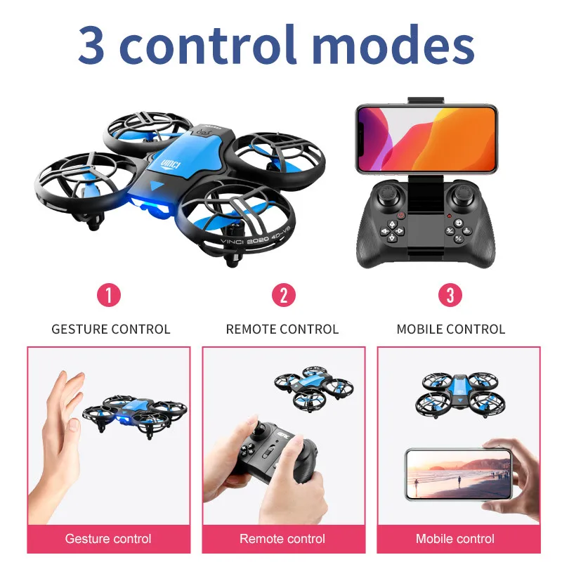 V8 Drone Mini Baru 4K Profesio - Kids Toys Helicopter ulasan dan harga
