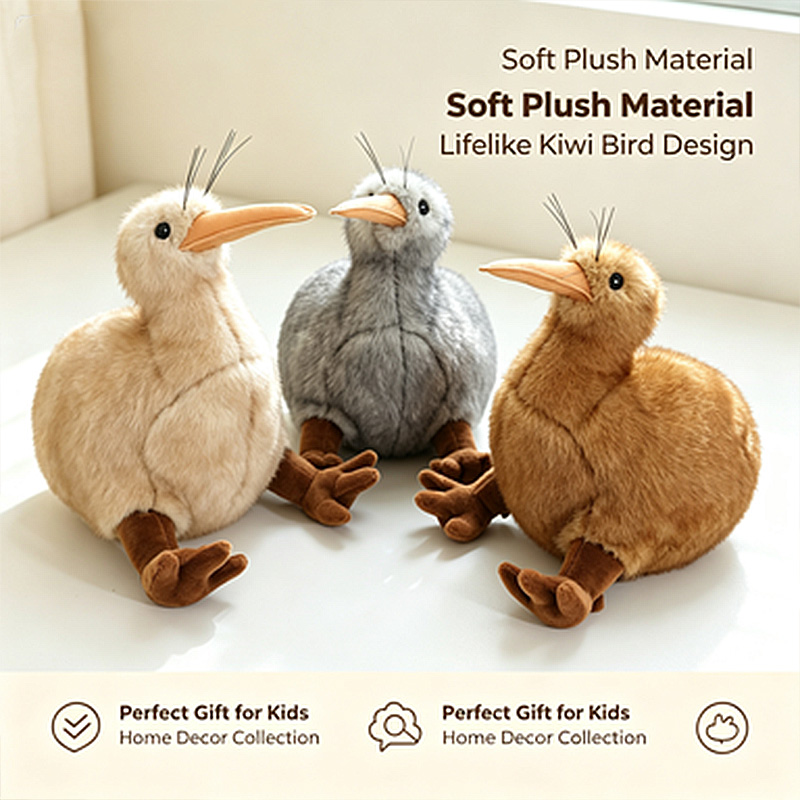 Boneka Burung Kiwi Realistis,  - Kids Toys New Zealand ulasan dan harga