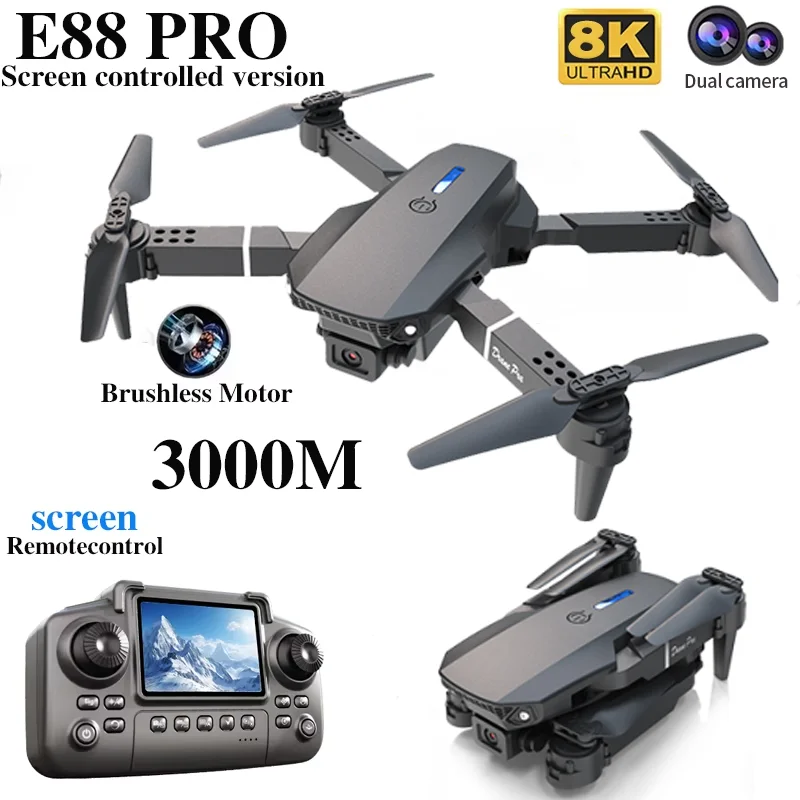 Drone Profesional E88 PRO deng - Kids Toys Helicopter ulasan dan harga