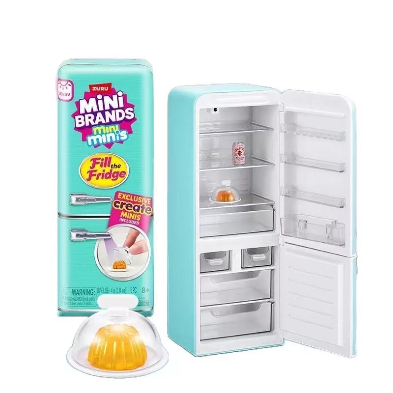 Set Mainan Kulkas Mini LED Men - Play Kitchen Set ulasan dan harga