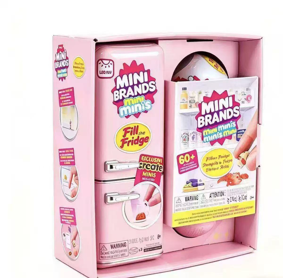 Set Mainan Kulkas Mini LED Men - Play Kitchen Set ulasan dan harga