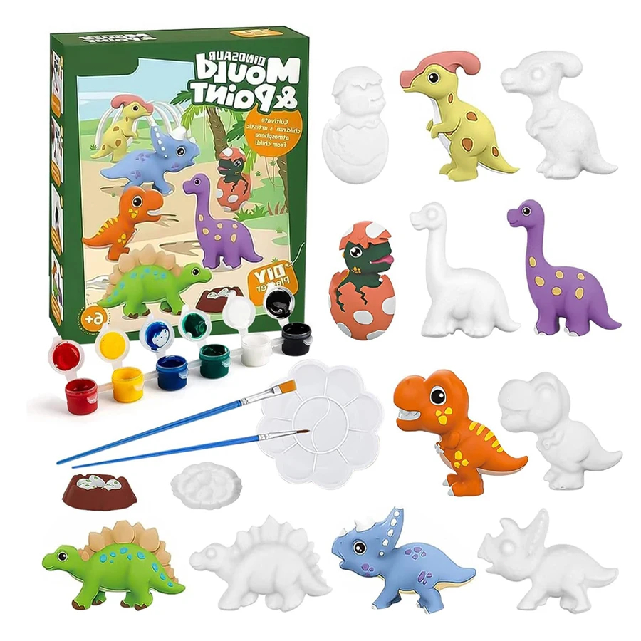 Set Seni dan Kerajinan Kit Mel - Dinosaur Figurine Set ulasan dan harga