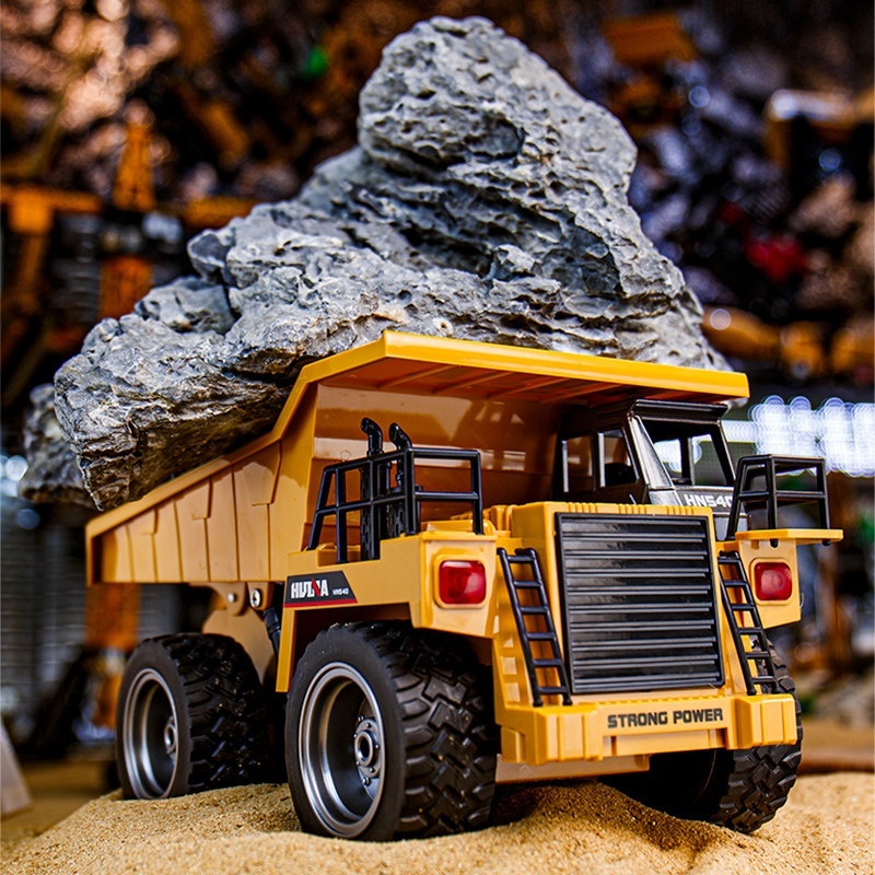 Huina 1534 Truk Dump RC Skala  - Kids Toys Channel ulasan dan harga