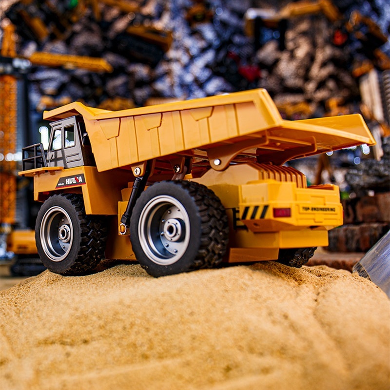 Huina 1534 Truk Dump RC Skala  - Kids Toys Channel ulasan dan harga