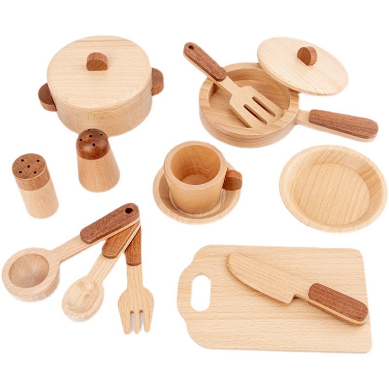 Mainan Dapur Kayu Beech Maoduo - Play Kitchen Set ulasan dan harga