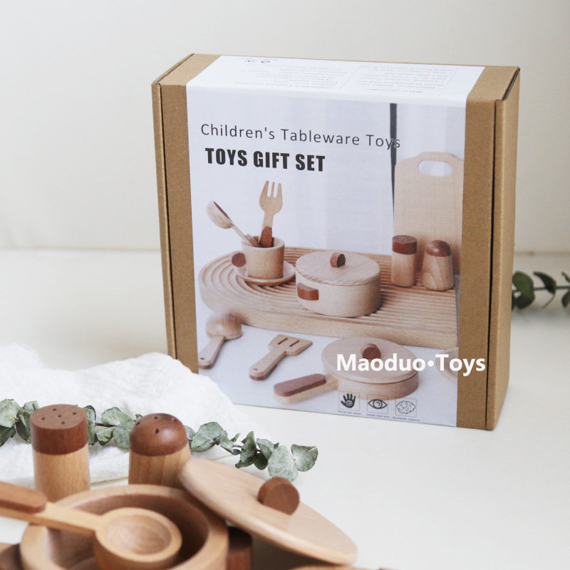 Mainan Dapur Kayu Beech Maoduo - Play Kitchen Set ulasan dan harga